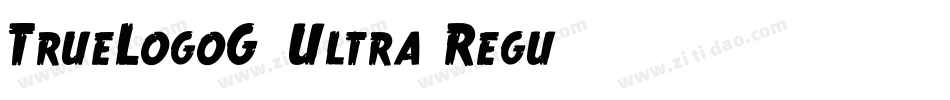 TrueLogoG-Ultra Regu字体转换